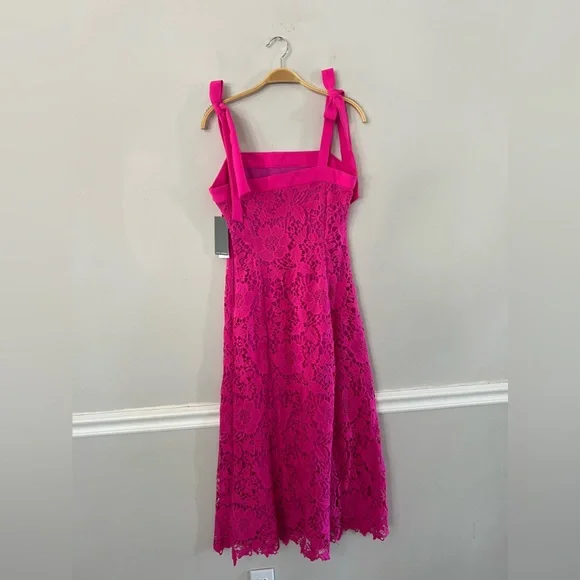 NEW JULIA JORDAN LACE MIDI DRESS SIZE: 2 - Picture 4 of 6